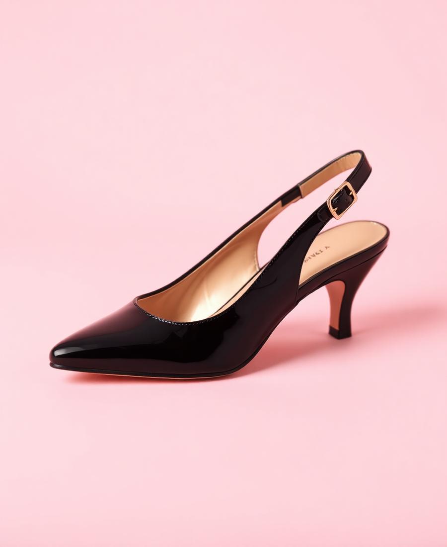 Slingback Noir