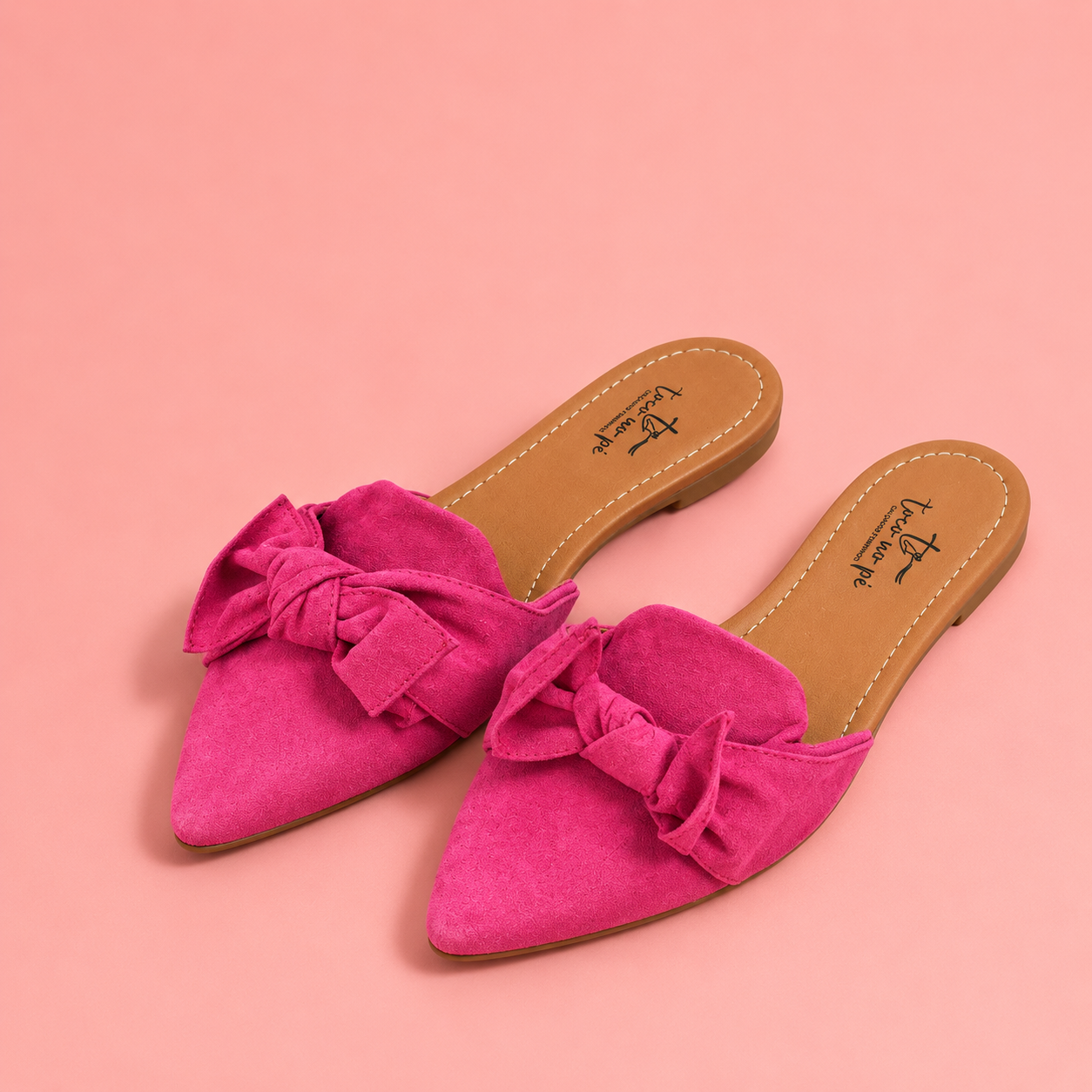 Mule Laço Rosa